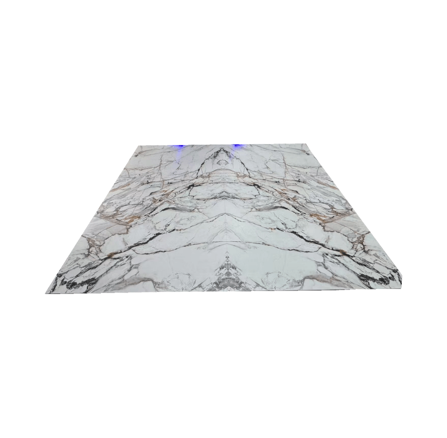 Faux marble sheet panel